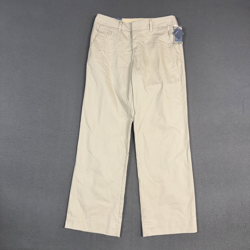 Cherokee Pants Womens 8 Beige Brown Relaxed Fit Ultimate Khaki Cotton Twill NWT